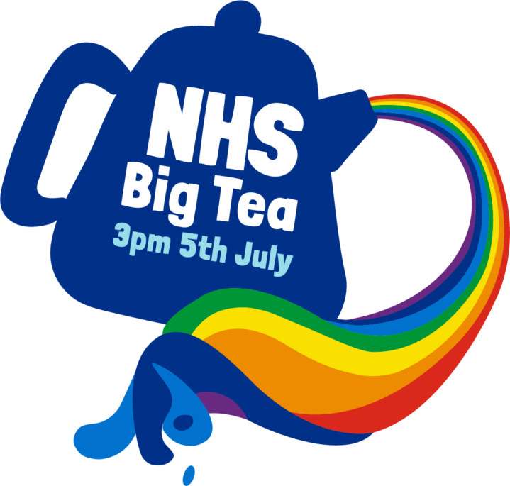 NHSCT Big Tea_Logo Lockup_Rainbow Blue Date_RGB NHS Big Tea 2021