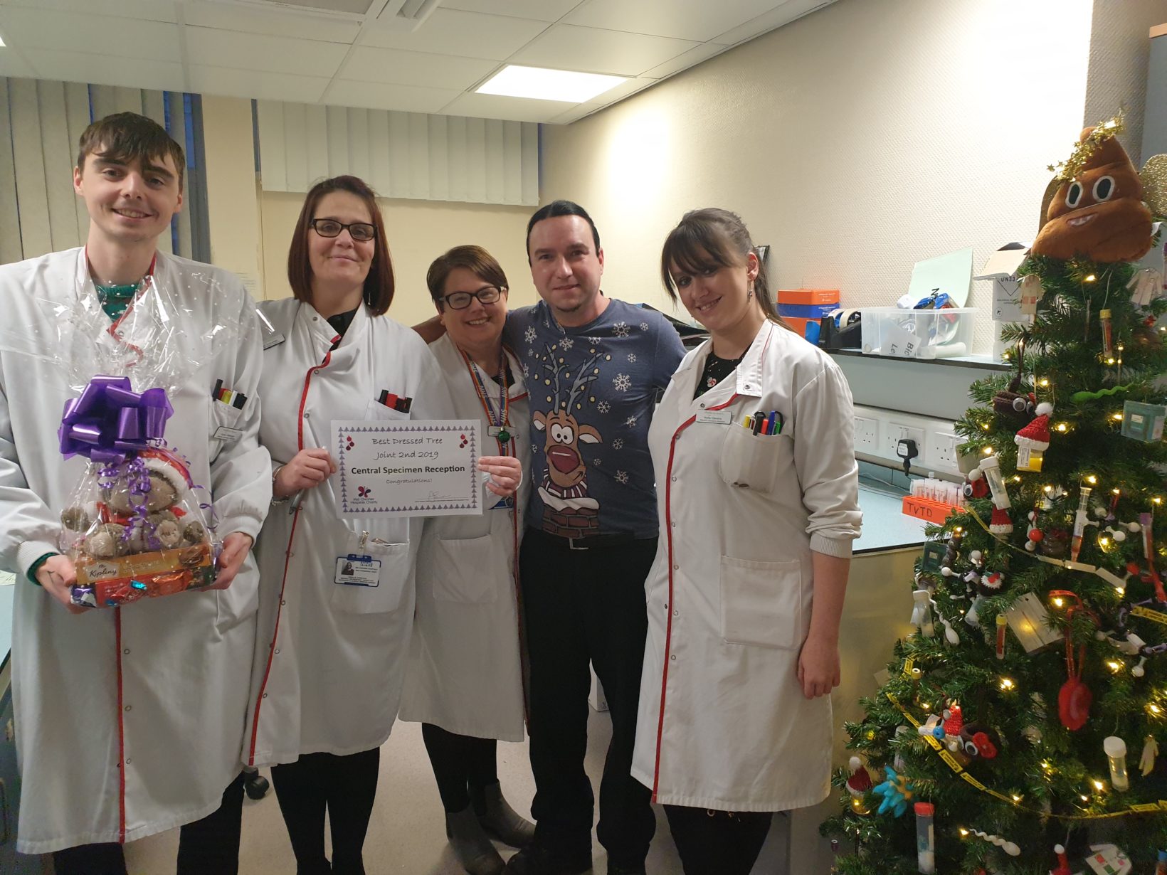 MCHFT Staff Best Dressed Tree 2021 Mid Cheshire Hospitals Charity