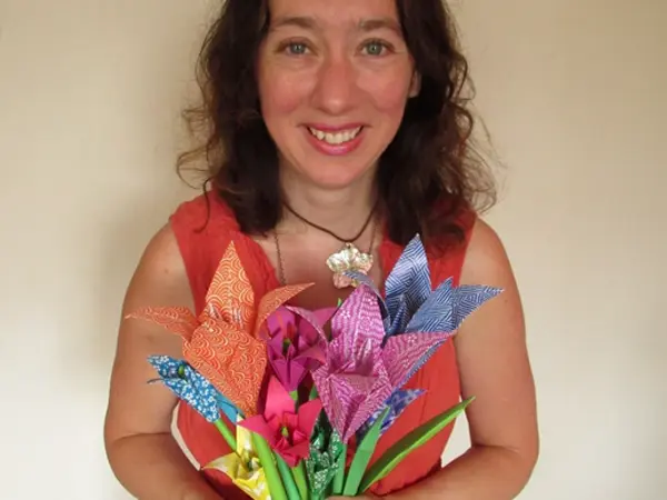 Origami flowers