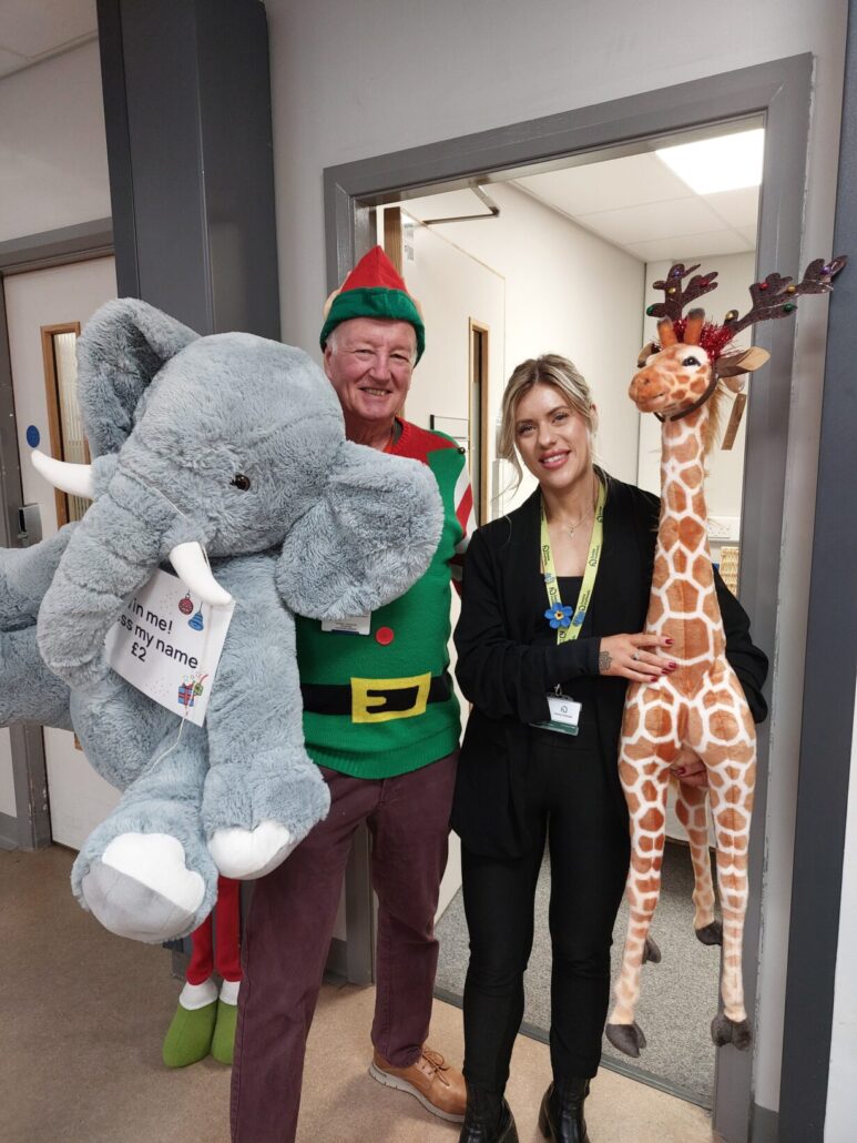 Richard and elephant