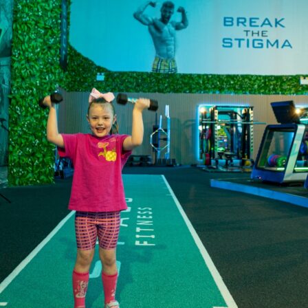 Little girl who has Cystic Fibrosis
