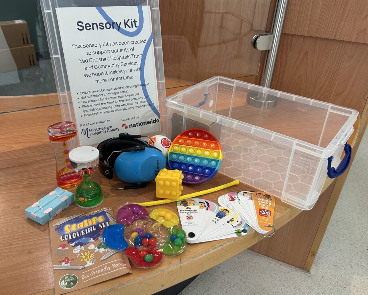 Sensory box contents